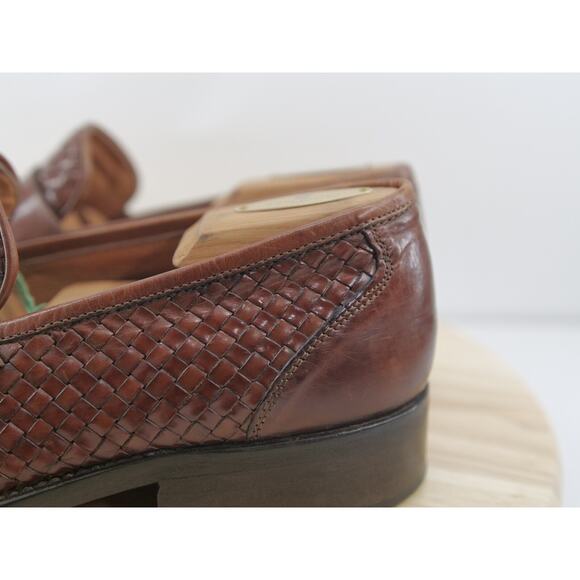Burberry woven‎ leather loafters Dress Shoe Size 41 Brown Made in Italy main image 14